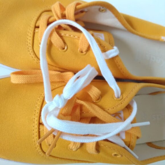 KEDS Women's Champion Core Solid Goldenrod Canvas Sneakers Size 9 - Picture 12 of 12